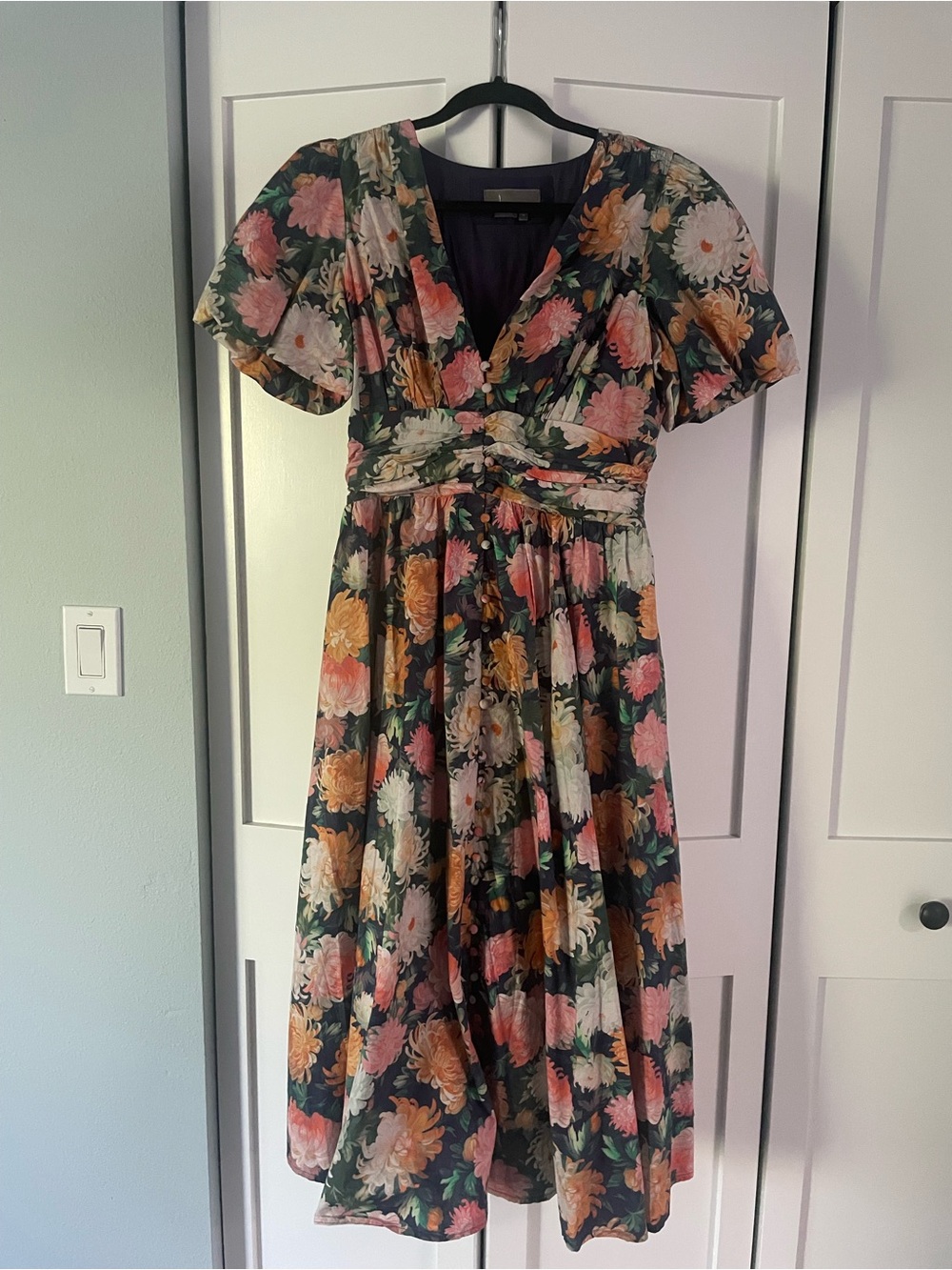 Anthropologie Katerina Floral Maxi Dress